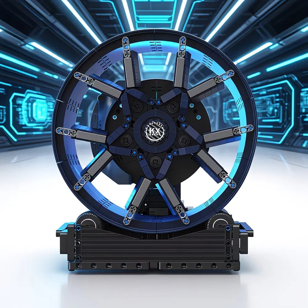 French W16 Hypercar Wheel Display | 1050pcs