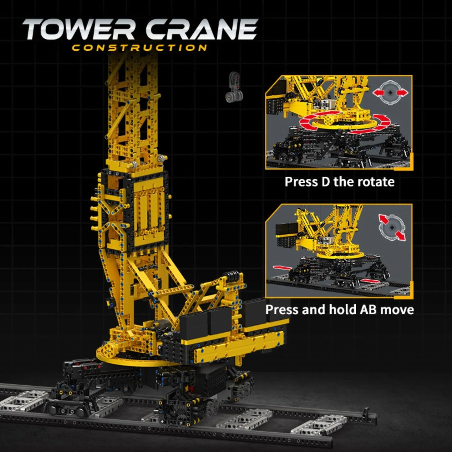Construction Tower Crane | 2524 Pcs