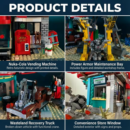 Red Rocket Abandoned Gas Station Fallout | 2221pcs