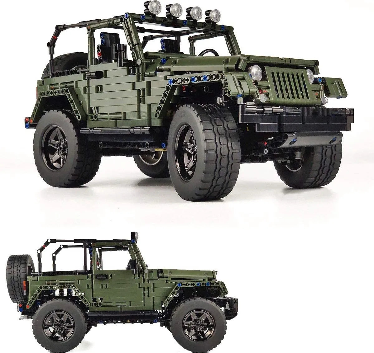Jurassic 4x4 Wrangler Remote Control Building Blocks Kit