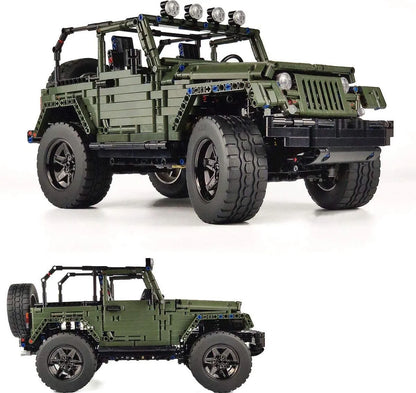 Jurassic 4x4 Wrangler Remote Control Building Blocks Kit