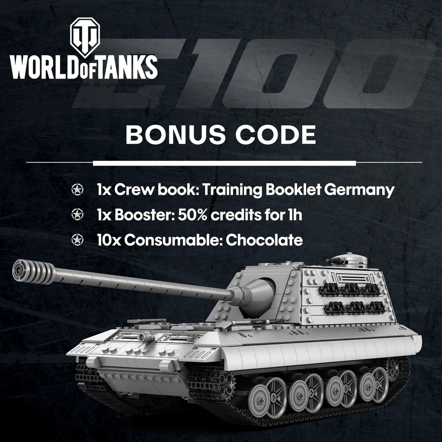 E100 Battle Tank | 1498 Pcs