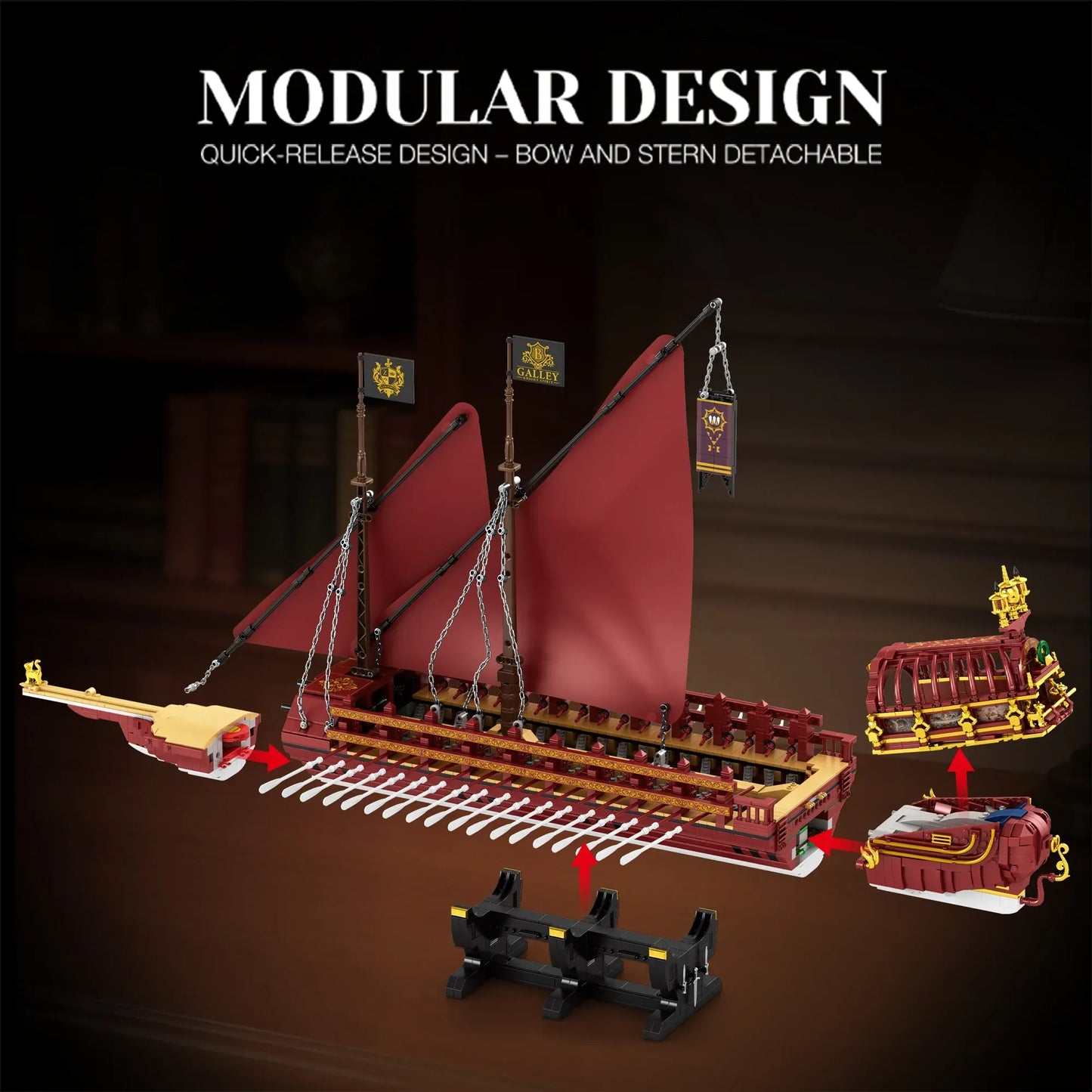 The Galleass | 1477 Pcs
