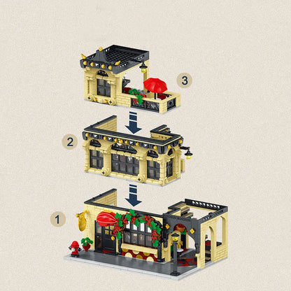 The City Restaurant Modular Building | 1464 Pcs