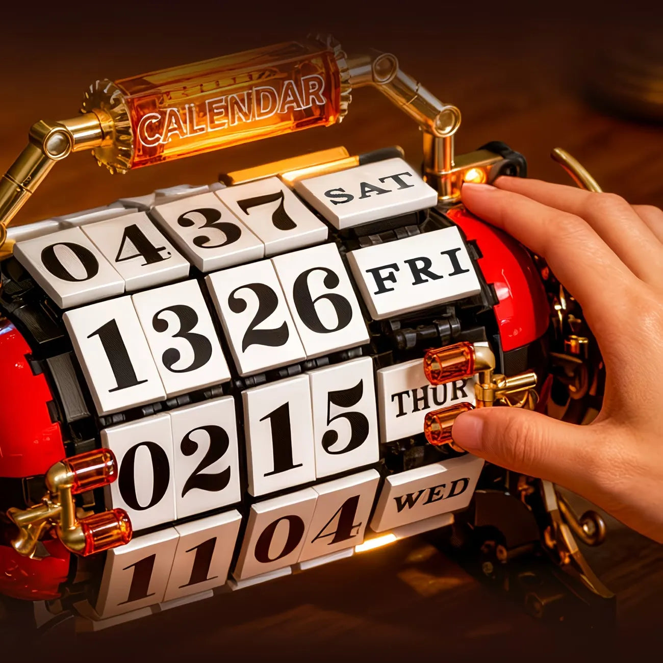 Vintage Motorized Mechanical Calendar | 889pcs