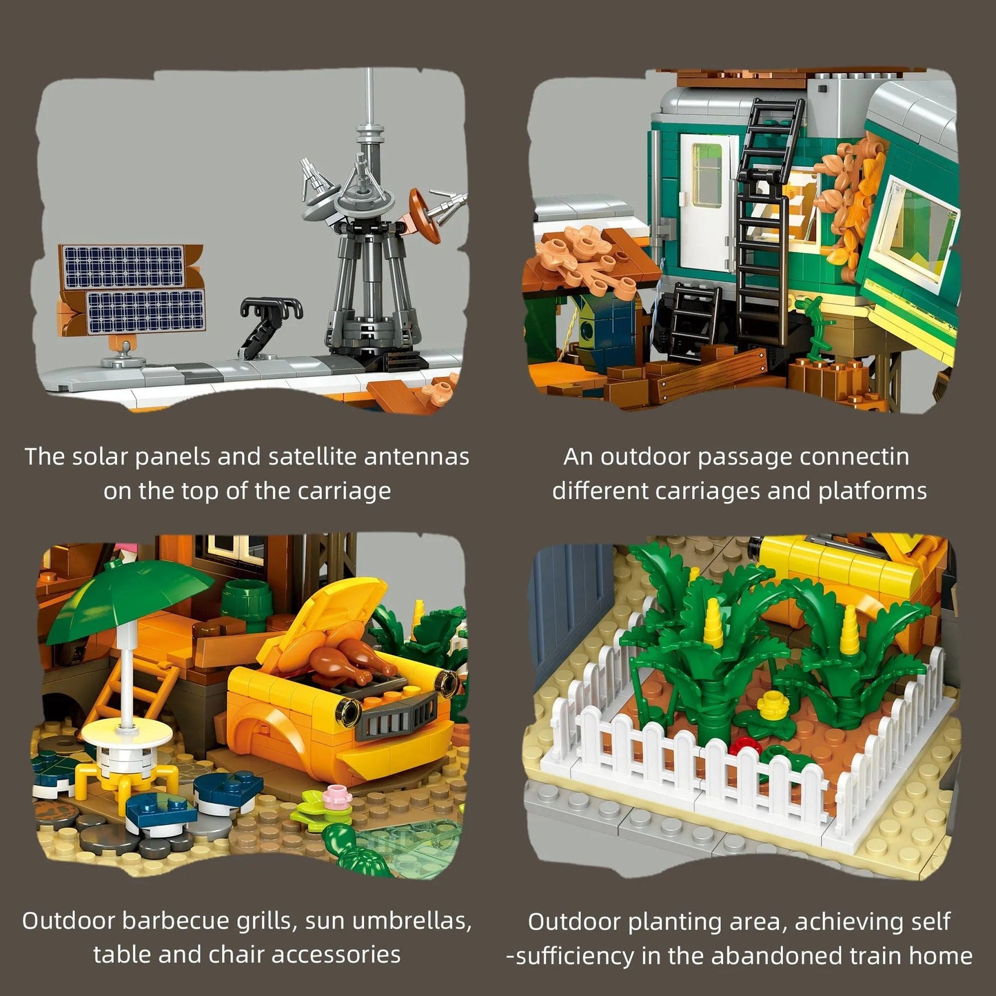 Train Park Modular Buildings | 2349 Pcs