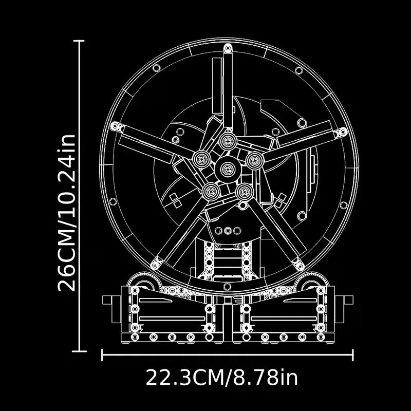 Italian Supercar Wheel Display | 577pcs
