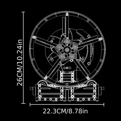 Italian Supercar Wheel Display | 577pcs