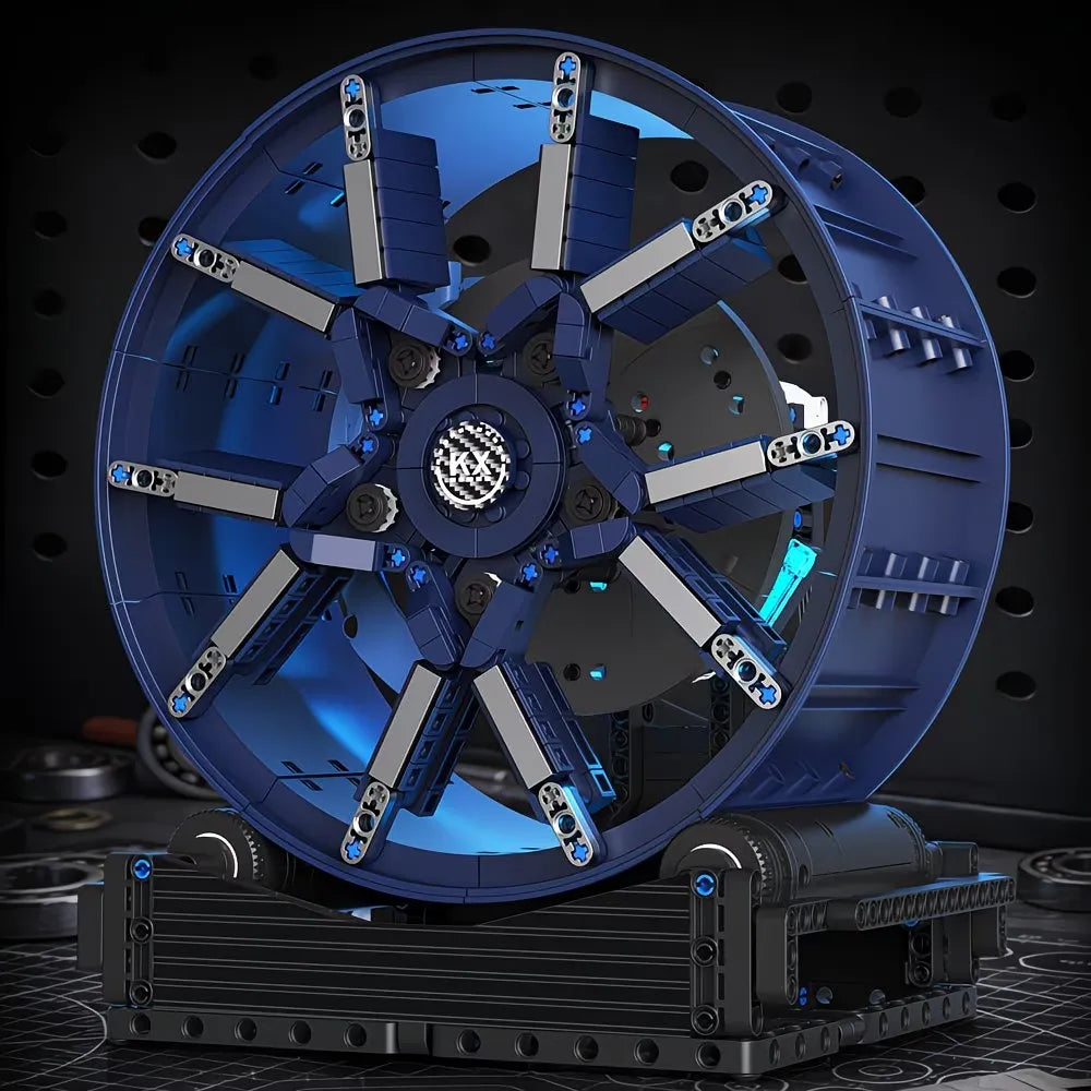 French W16 Hypercar Wheel Display | 1050pcs