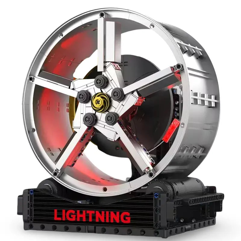 Italian Supercar Wheel Display Supercar Building Blocks – 577 pieces – supercar collector model. 22 cm x 26 cm x 16 cm