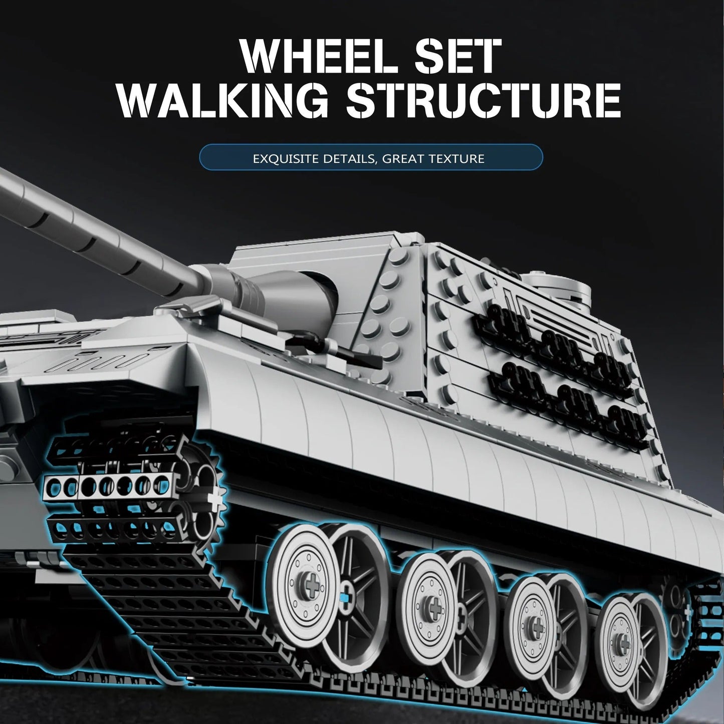 E100 Battle Tank | 1498 Pcs