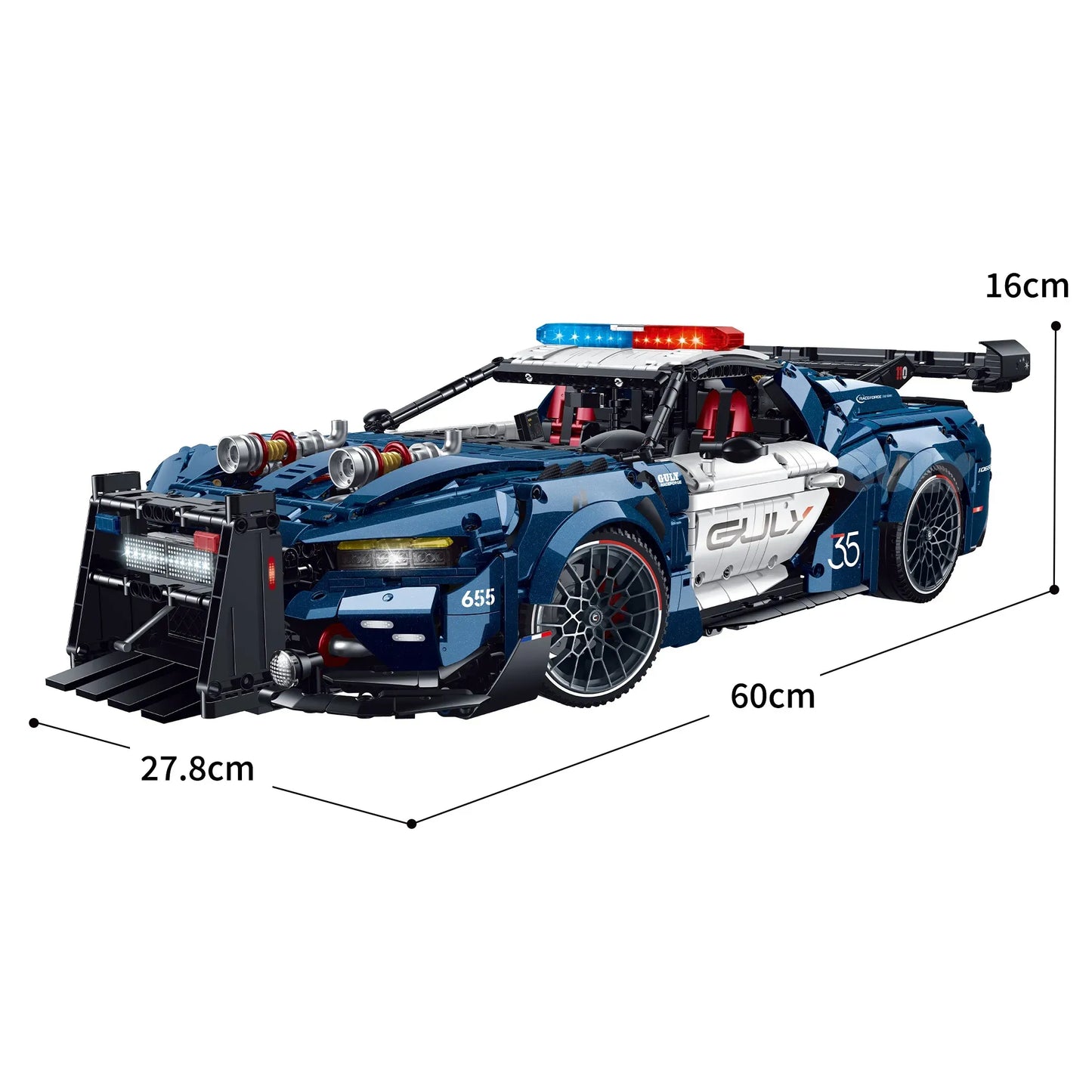 Turbocharged Mustang Police Car | 3975pcs