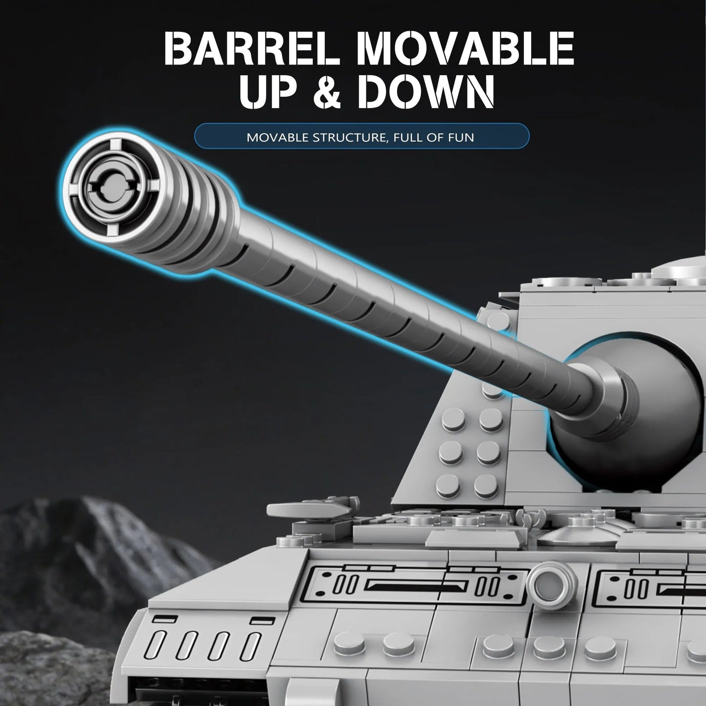 E100 Battle Tank | 1498 Pcs