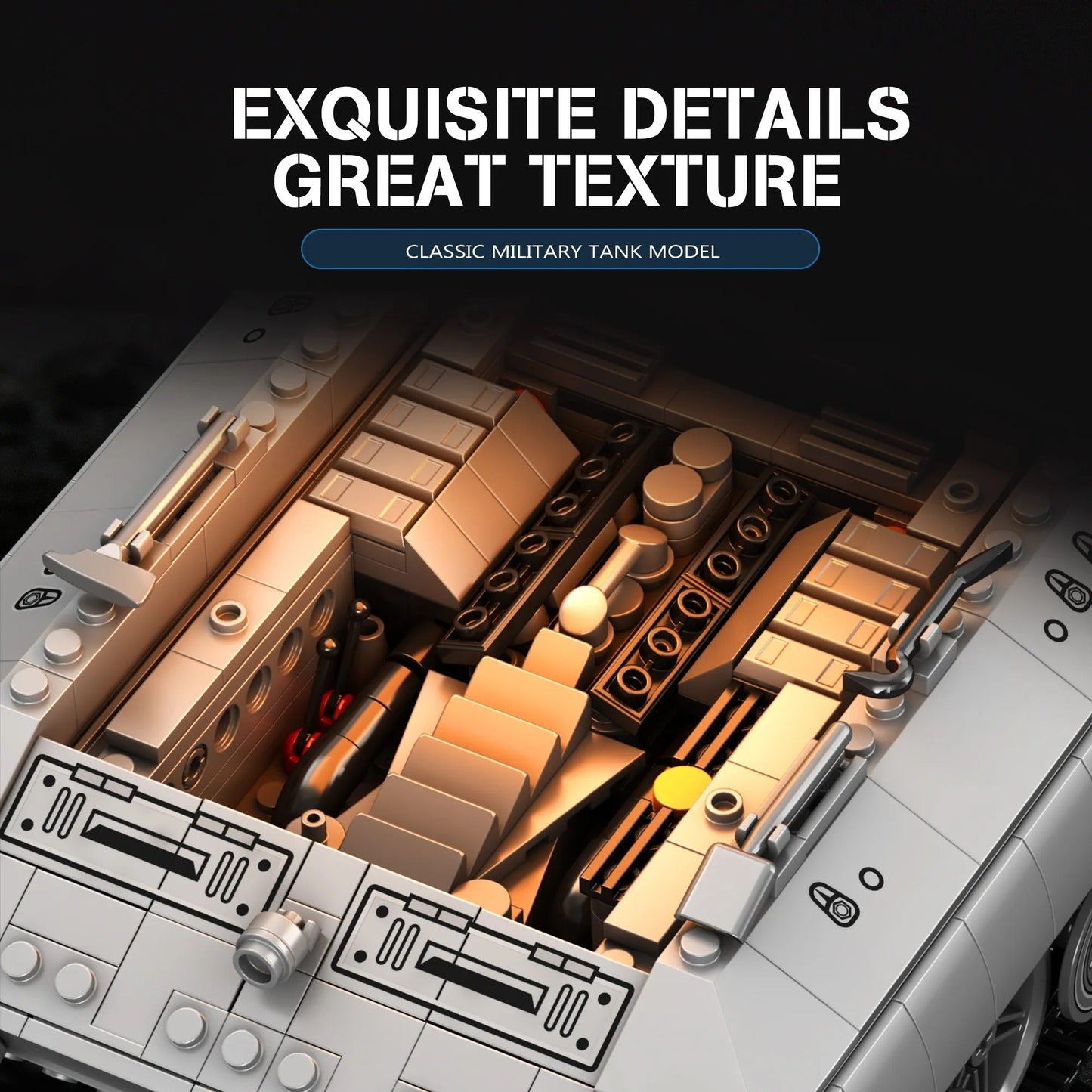 E100 Battle Tank | 1498 Pcs