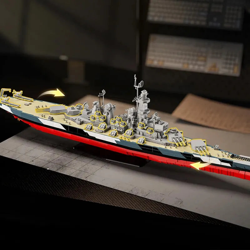 USS Montana Battleship | 2955pcs