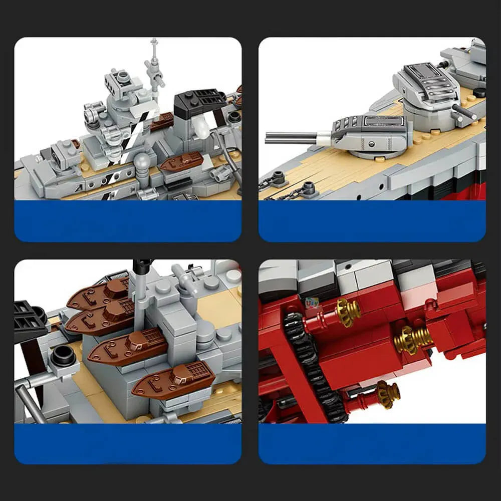 Royal Navy Queen Elizabeth Battleship | 2277pcs