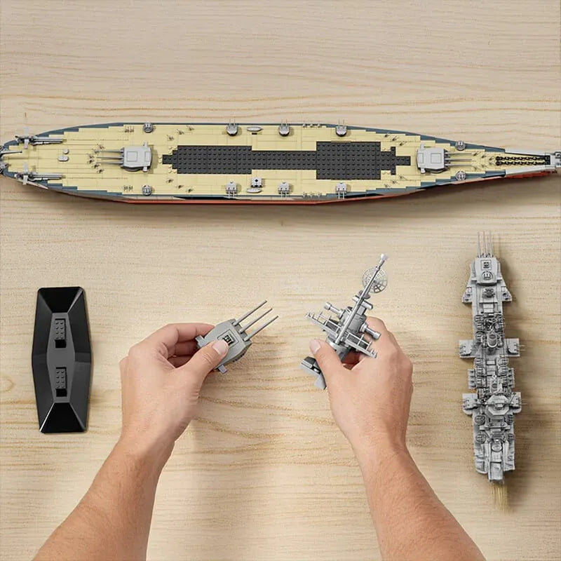 USS Montana Battleship | 2955pcs