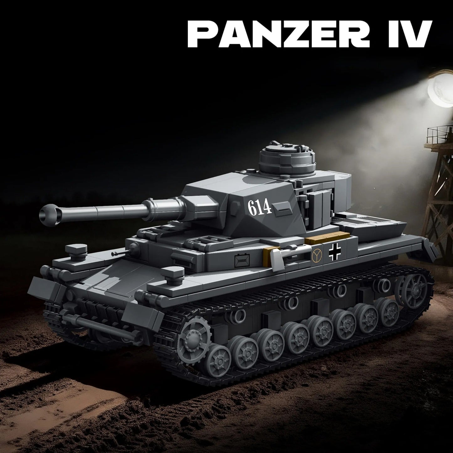 German Panzer IV Battle Tank | 653 Pcs