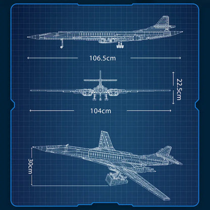 Tu-160 Bomber | 3470pcs