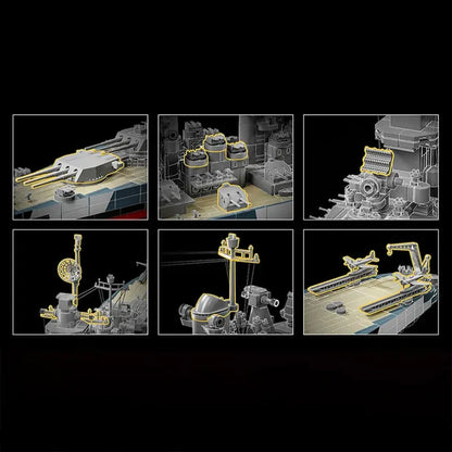 USS Montana Battleship | 2955pcs