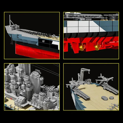 USS Montana Battleship | 2955pcs