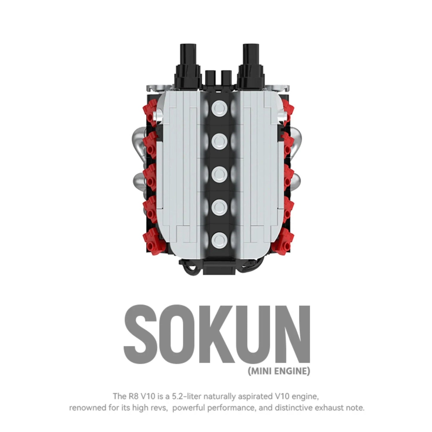 R8 V10 Engine | 392 Pcs
