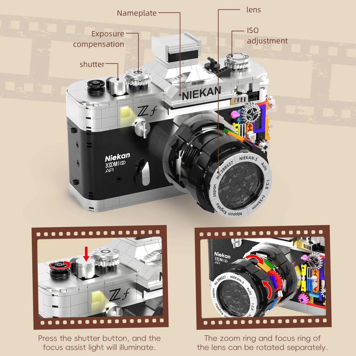 Retro 35mm Film Camera | 865pcs