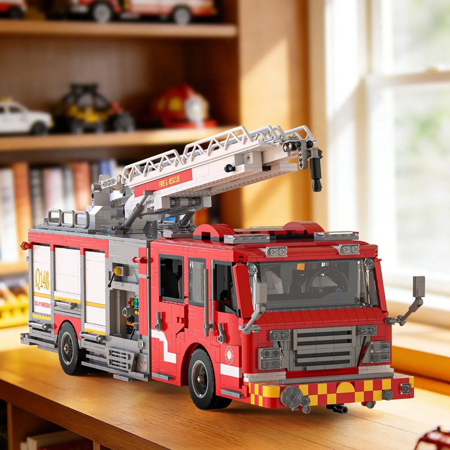 US Firetruck Elevated Water Towers | 3033pcs