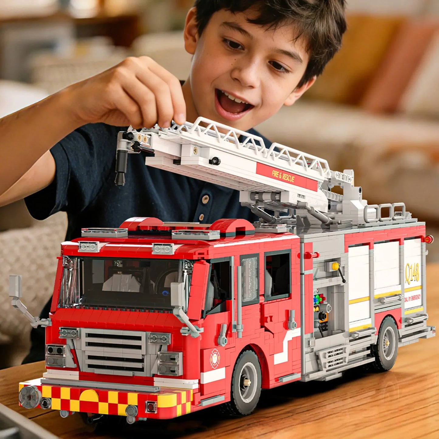 US Firetruck Elevated Water Towers | 3033pcs