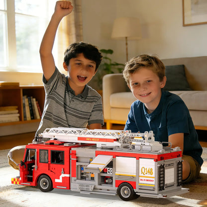 US Firetruck Elevated Water Towers | 3033pcs