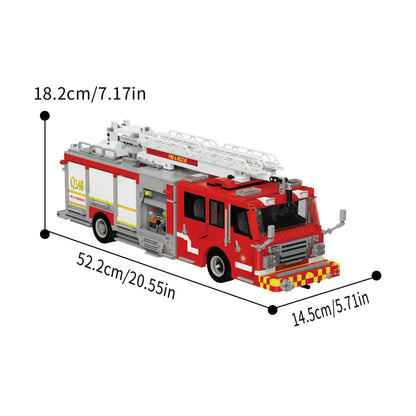 US Firetruck Elevated Water Towers | 3033pcs