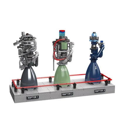 Methalox Rocket Engine Display | 495pcs