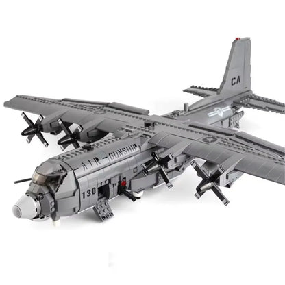 AC-130 Hercules Gunship Aircraft | 1713pcs