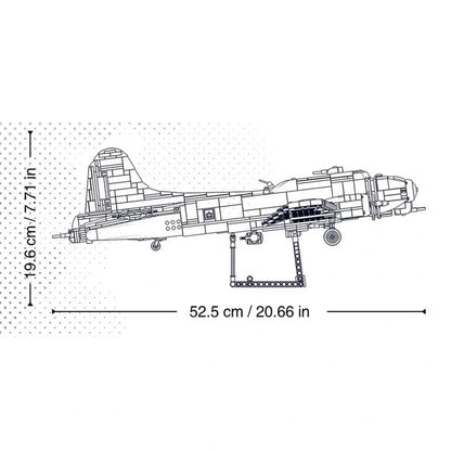 B-17GS Flying Fortress | 1498 Pcs