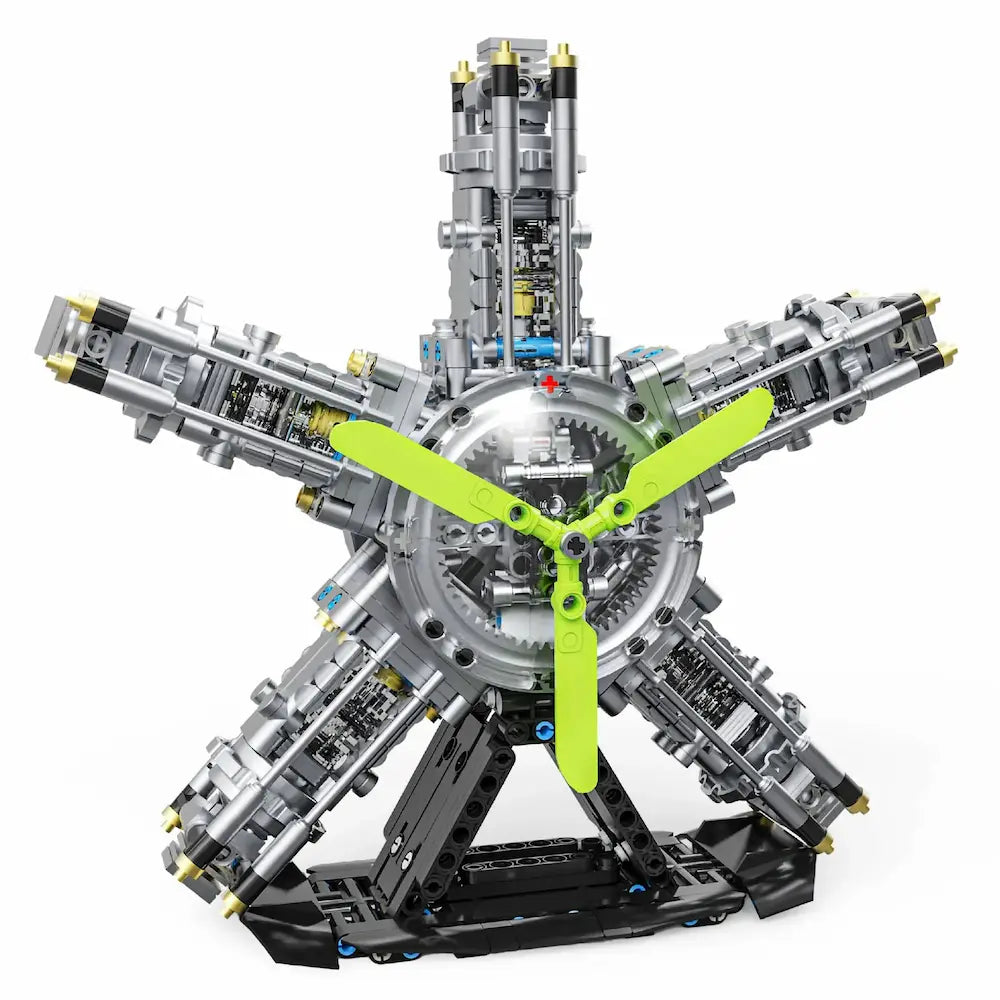 5-Cylinder Radial Engine | 863pcs