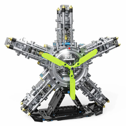 5-Cylinder Radial Engine | 863pcs