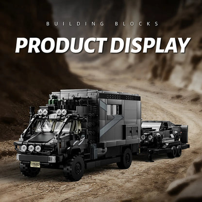 Unimog RV + Muscle Car Set | 2135pcs
