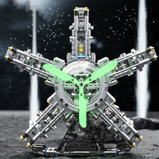5-Cylinder Radial Engine | 863pcs
