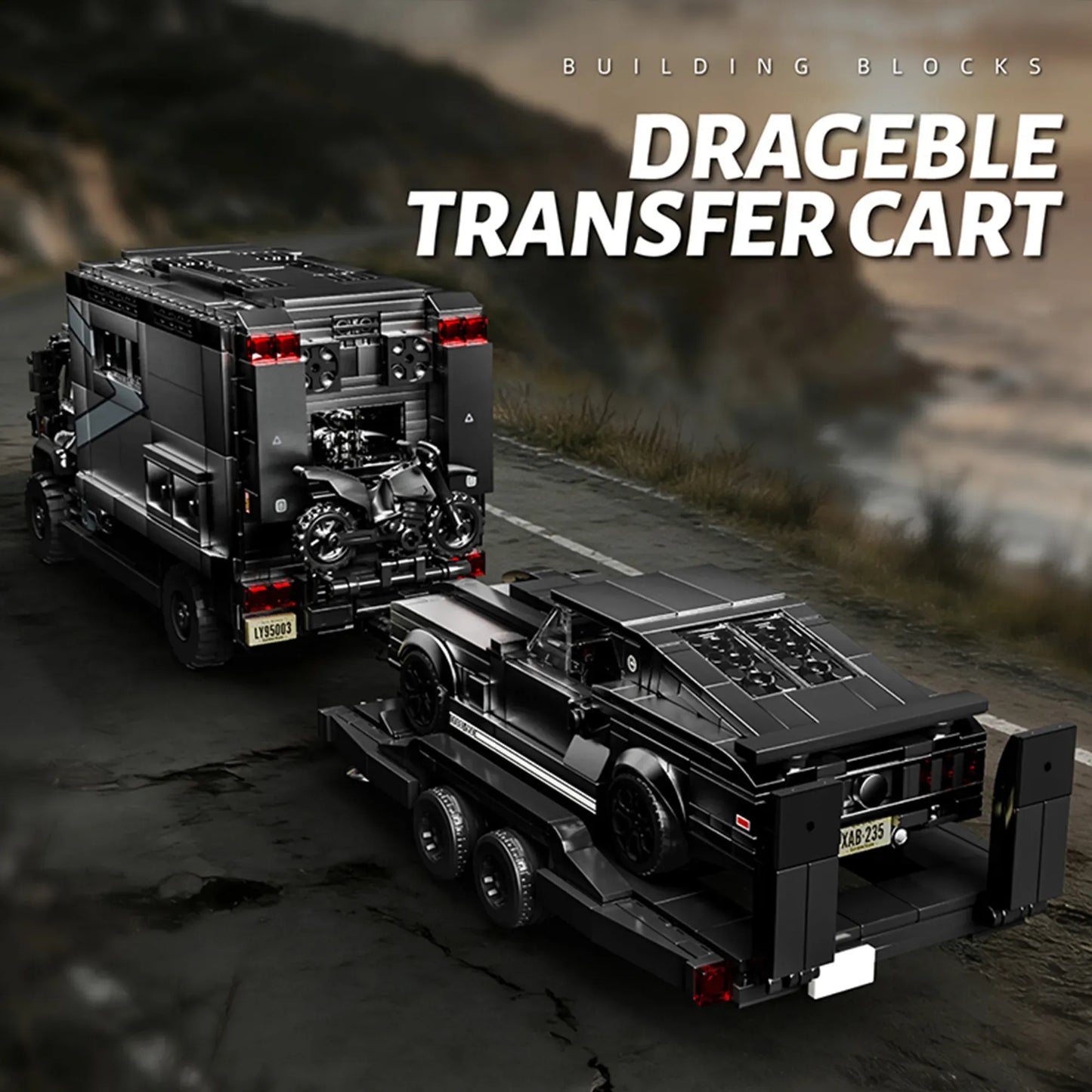 Unimog RV + Muscle Car Set | 2135pcs