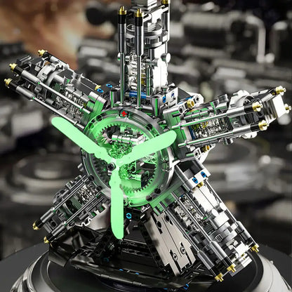 5-Cylinder Radial Engine | 863pcs