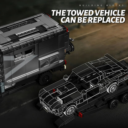 Unimog RV + Muscle Car Set | 2135pcs