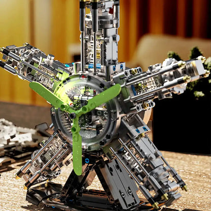 5-Cylinder Radial Engine | 863pcs