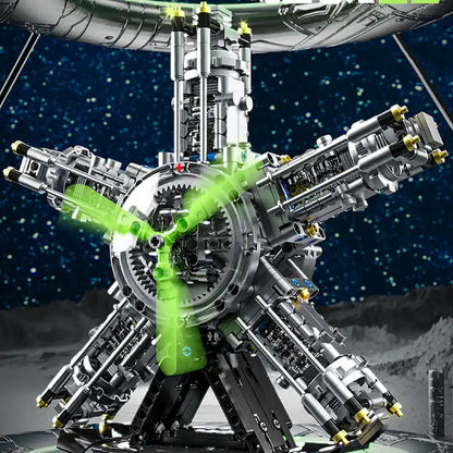 5-Cylinder Radial Engine | 863pcs