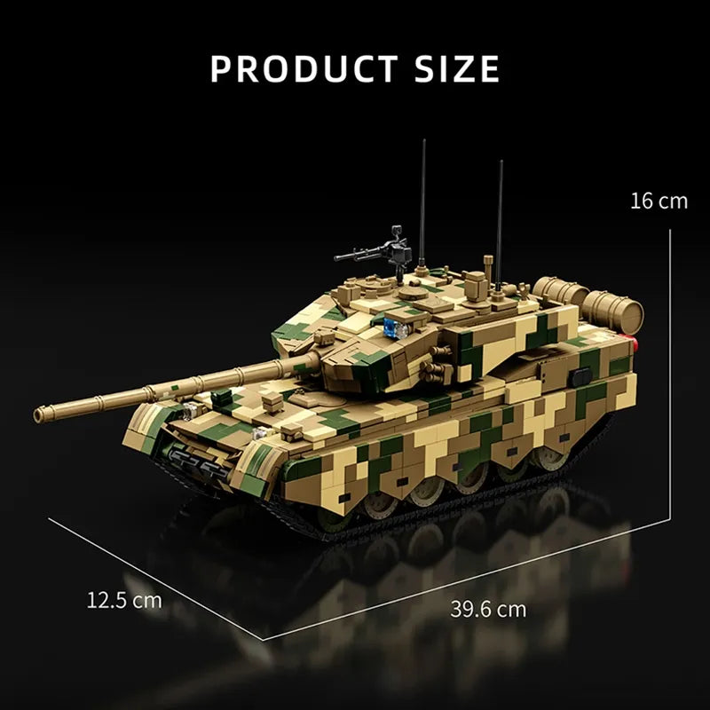 Type 99B Main Battle Tank Military | 1916 Pcs