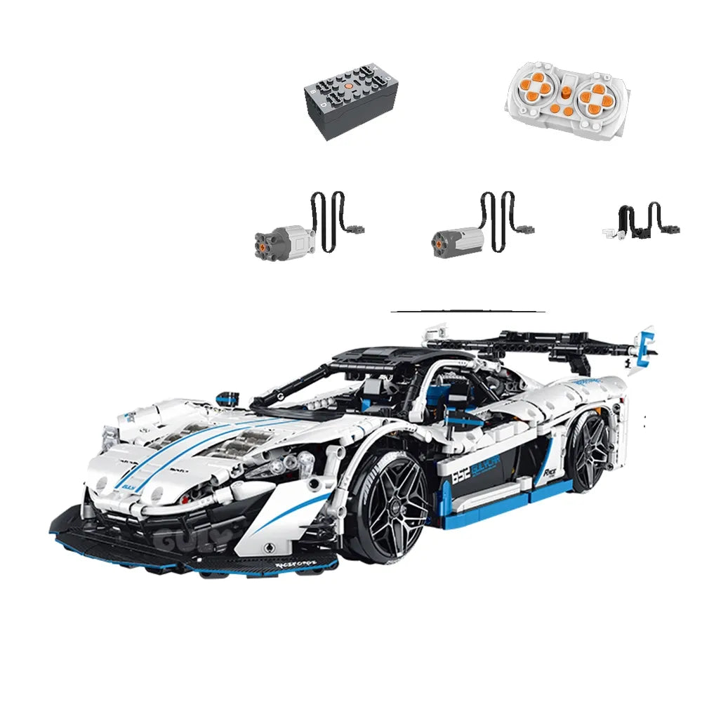 Turbocharged British Supercar P1 Building Blocks Kit