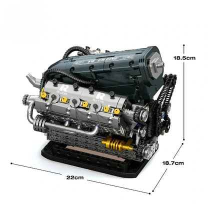 V6 Hybrid Technic Engine | 1268pcs