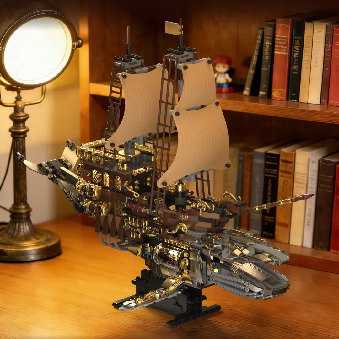 The Vintage Steam Whale Ship | 1979pcs