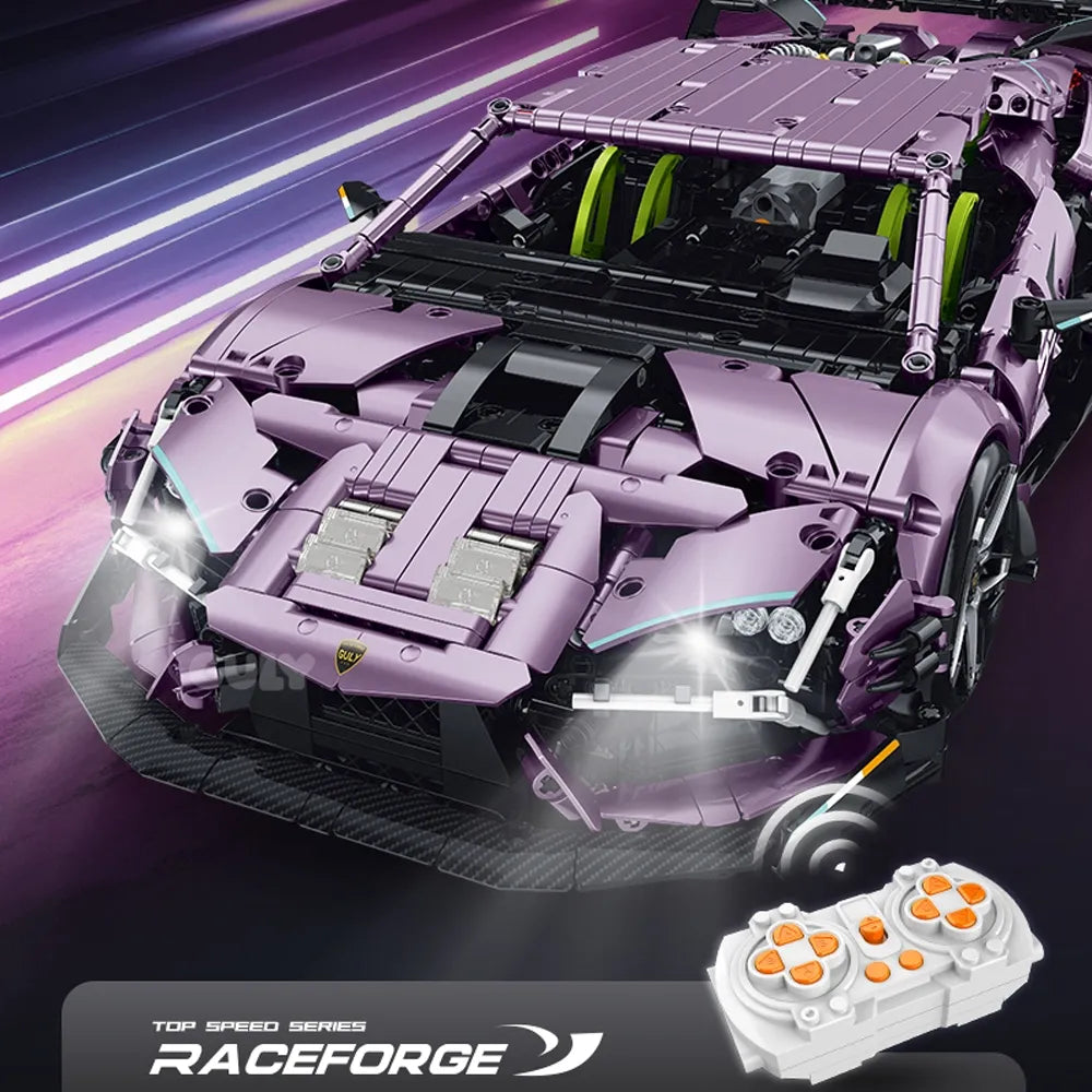 Hybrid Italian Bull Supercar | 2074pcs