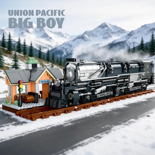 Union Pacific Big Boi Steam Train | 1277pcs