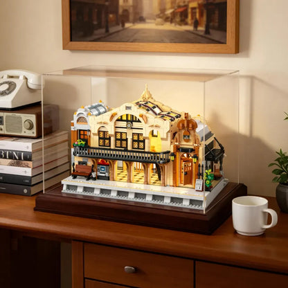 The Vintage Steam Train Station | 3220pcs
